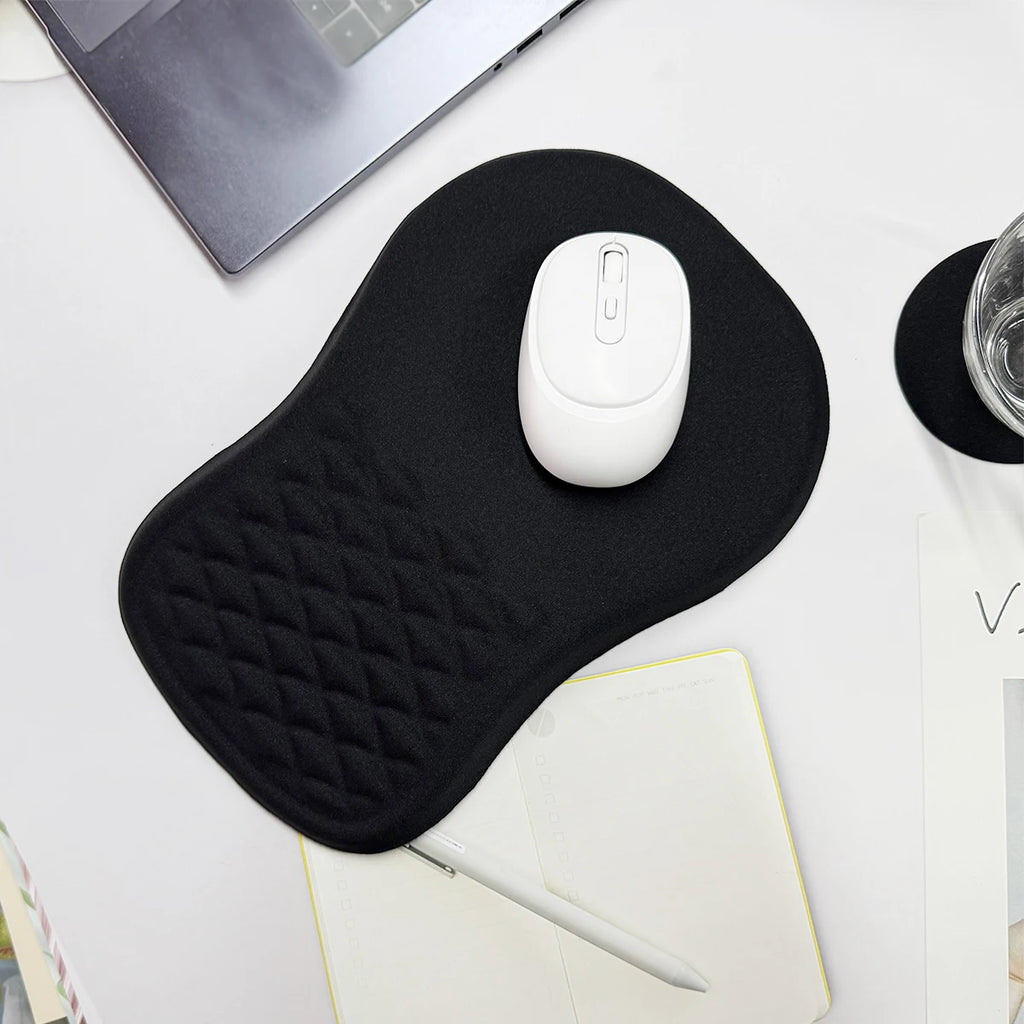 Halloween Ergonomic Mouse Pad with Wrist Support, Designed for Easy and Responsive Mouse Movement with Viscoelastic Foam Cushion