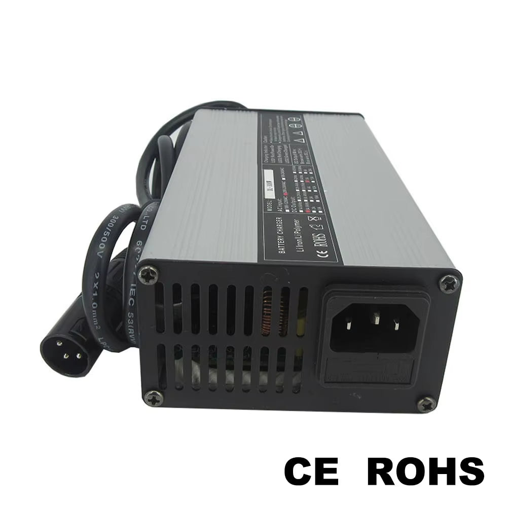 72V 4A 5A 10A Lithium Smart Charger 20S 72 Volt 84V Li Ion Battery Fast Chargers 220V / 110V XT60 XT90 XLR Connector
