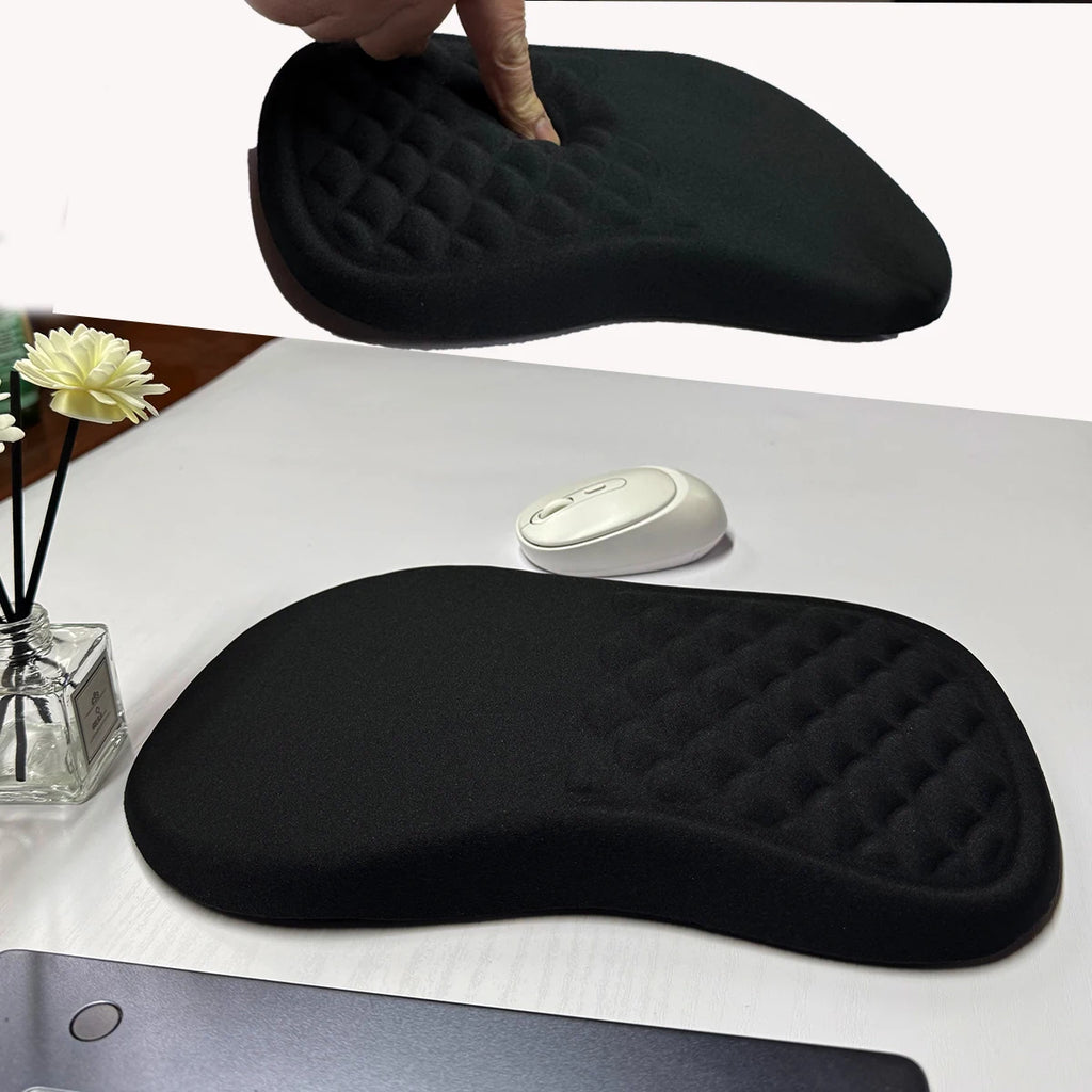 Halloween Ergonomic Mouse Pad with Wrist Support, Designed for Easy and Responsive Mouse Movement with Viscoelastic Foam Cushion