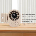Portable Car Clip on Fan with 1800Mah 360 Rotate 100 Speeds Wind Adjustable USB Rechargeable Summer Cooler Fan Car Electric