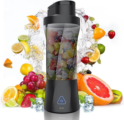 Factory Direct Supply HD-10 600ML Electric USB Rechargeable Portable Blender USB Protein Blender Portable Mini Blender